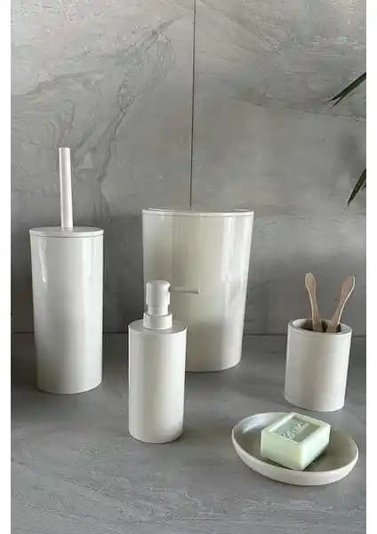 Primanova 5 Parça Banyo Seti: Şık ve Fonksiyonel Modern Banyo Aksesuarları