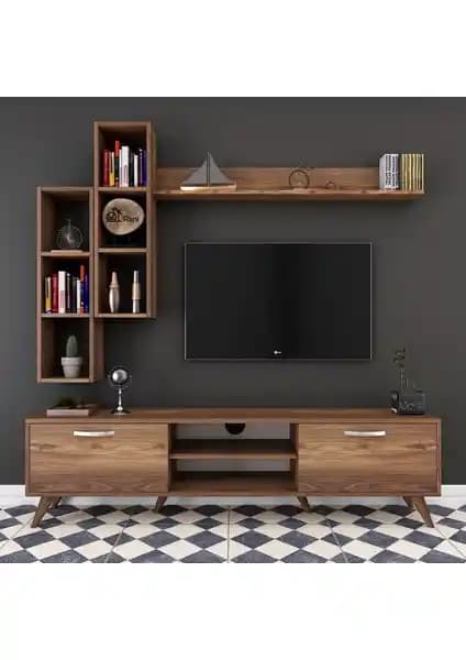 Rani A9 Duvar Raflı TV Ünitesi: Modern Tasarım ve Fonksiyonellik Bir Arada