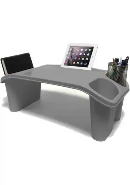 Saban Plastik Hobi Masası Laptop Sehpası Gri Çok Fonksiyonlu ve Dayanıklı Tasarım