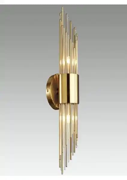 Semco Led Altın Renk Kaplamalı Angora Duvar Aplik: Estetik ve Fonksiyonellik Bir Arada