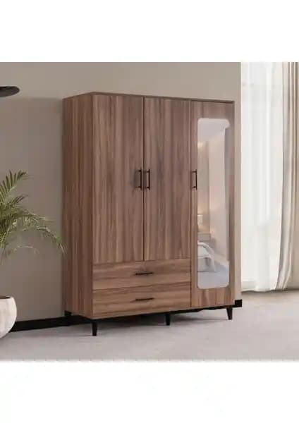 Setay Dolap Blesk 3 Kapaklı Ayna ile Şıklık ve Fonksiyonellik Sunan Modern Gardırop
