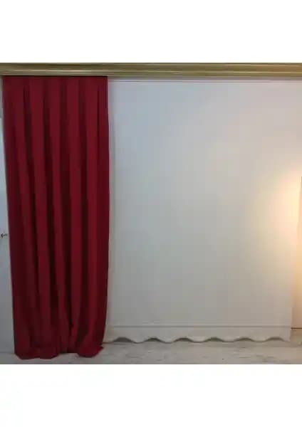 Taç Pileli Fon Perde Bordo: Modern ve Şık Dekorasyon İçin Dayanıklı Seçenek
