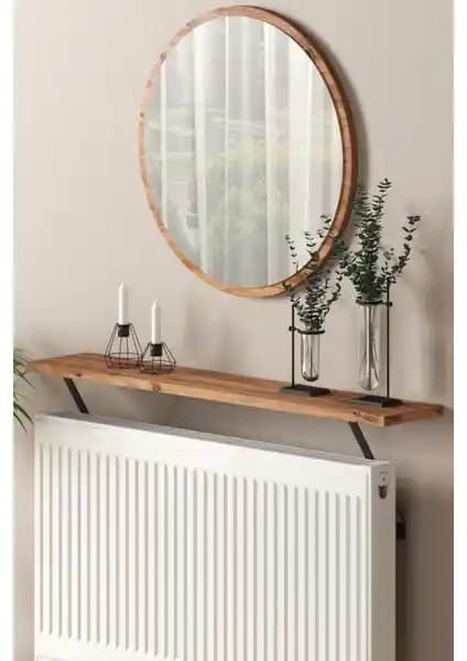 Talas Tozu Atlantik Çam Petek Üstü Tak Çıkar Raf Dekoratif ve Pratik Çözüm