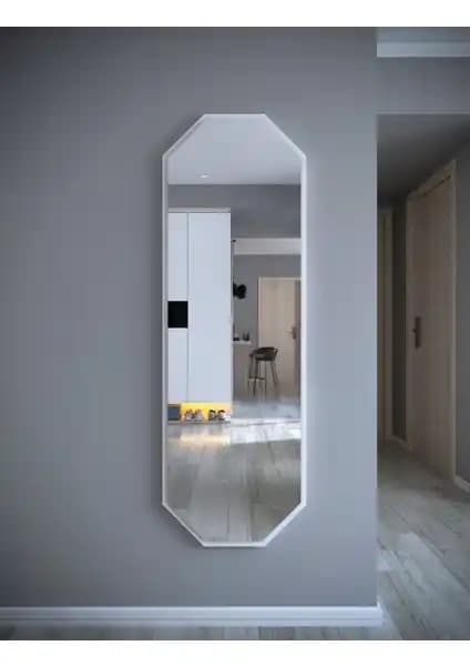 Tarz Design Kece Gold Sekizgen Dekoratif Boy Aynası Modern İç Mekanlar İçin Şık ve Dayanıklı Çözüm