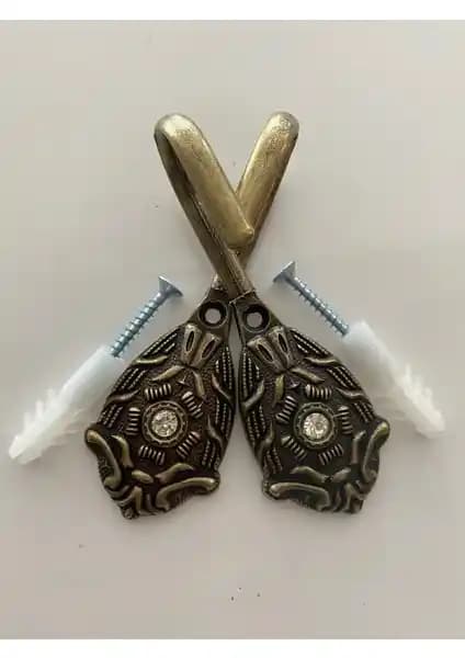 Tül Evi Fon Perde Bağlama Demiri Askı Aparatı Renso Perde Kancası Estetik ve Dayanıklı Tasarım