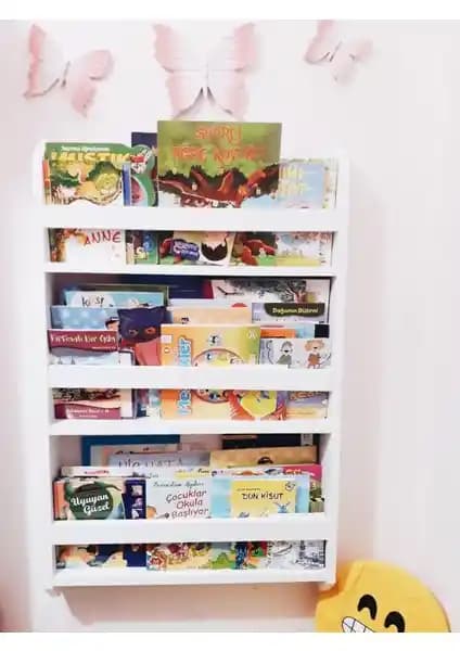 Ue Mobilya Montessori Çocuk Odası Eğitici Duvar Rafı Kitaplık Özellikleri ve Kullanım Avantajları