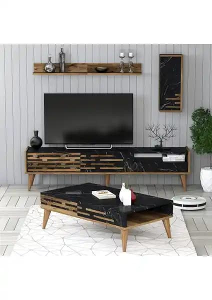 Variant Mobilya Valensiya TV Ünitesi ve Orta Sehpa Takımı Modern ve Şık Tasarım
