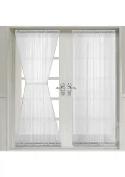 Venarde Concept Briz Kelebek Keten Tül Perde: Modern ve Şık Ev Dekorasyonu İçin Uygun