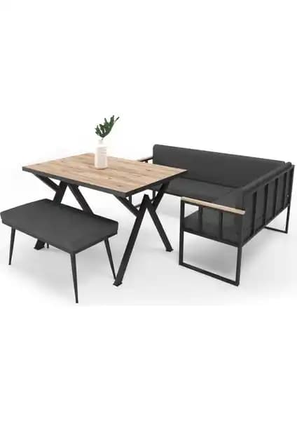 Wood House Polen Mutfak Köşe Takımı Modern Tasarım ve Kullanışlılık Sunan Mobilya Seti