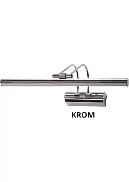 Yerli Üretim Krom 6W Flüt Kuğu Duvar Üstü Ledli Aplik Modern Tasarım