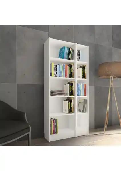 Yeti Mobilya Kuta FLAT85 Kitaplık ve Kütüphane Çözümü Modern ve Çok Fonksiyonlu Tasarım