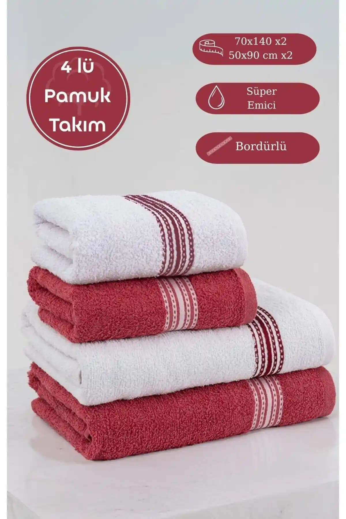 Acacia 4'lü Pamuk Banyo Seti Modern Tasarım ve Güvenlik Özellikleriyle