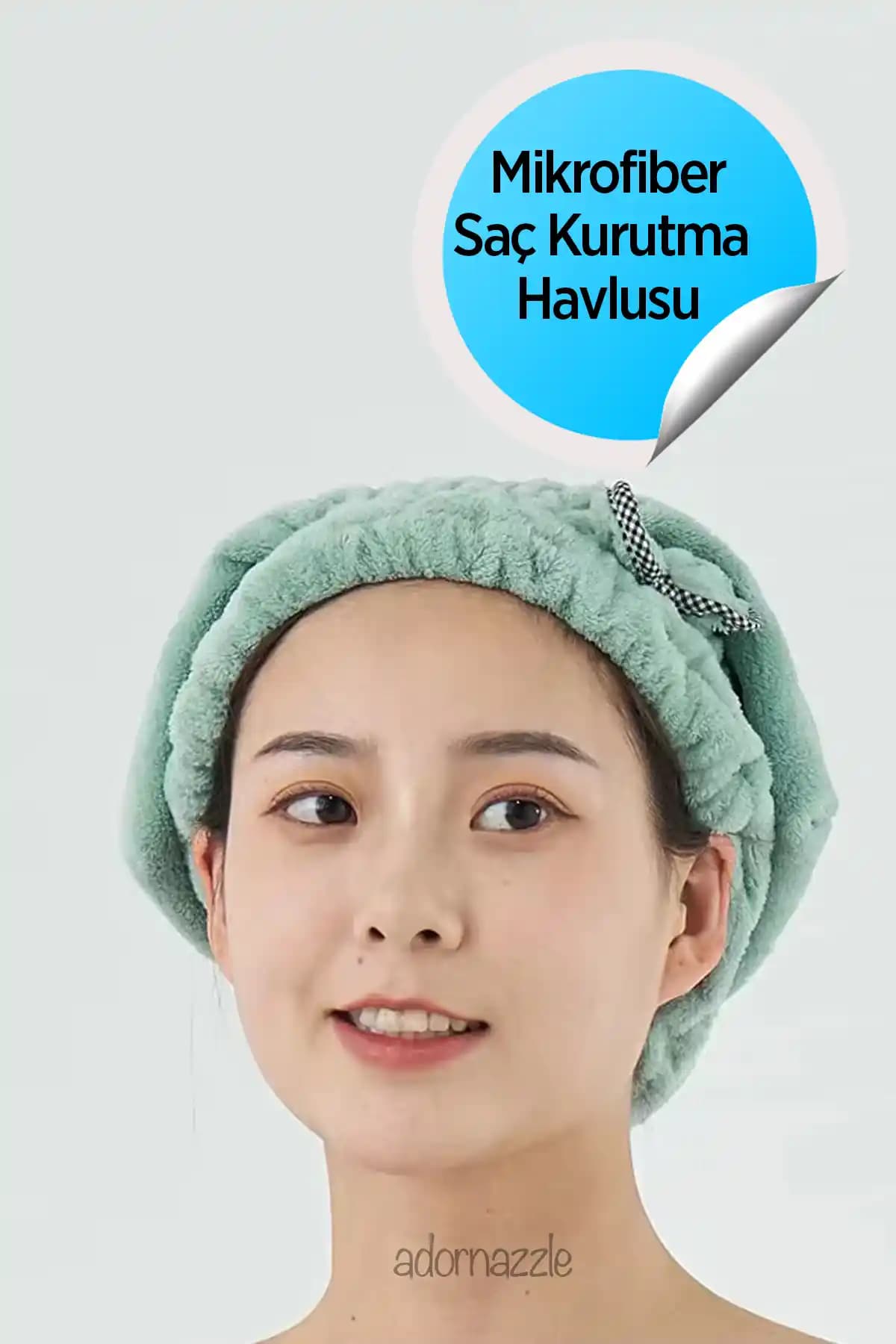 Adornazzle Mikrofiber Saç Havlusu: Hızlı Kuruma ve Yumuşaklık Sunan Pratik Tasarım