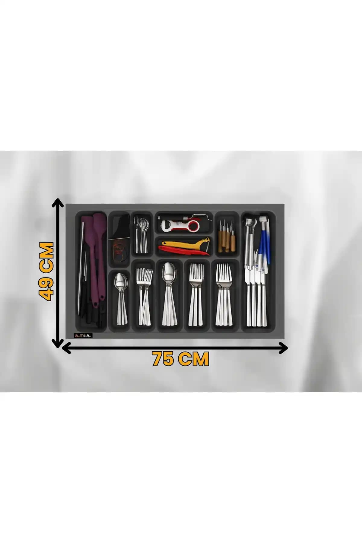 Almital Mobilya Aksesuarları: Çok Fonksiyonlu Çekmece Düzenleyici ve Esnek Tasarım