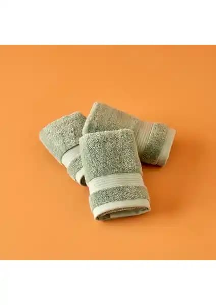 Bella Maison Pamuk Premium Dorita El Havlusu Seti 3'lü Mint Renkli Yüksek Kalite