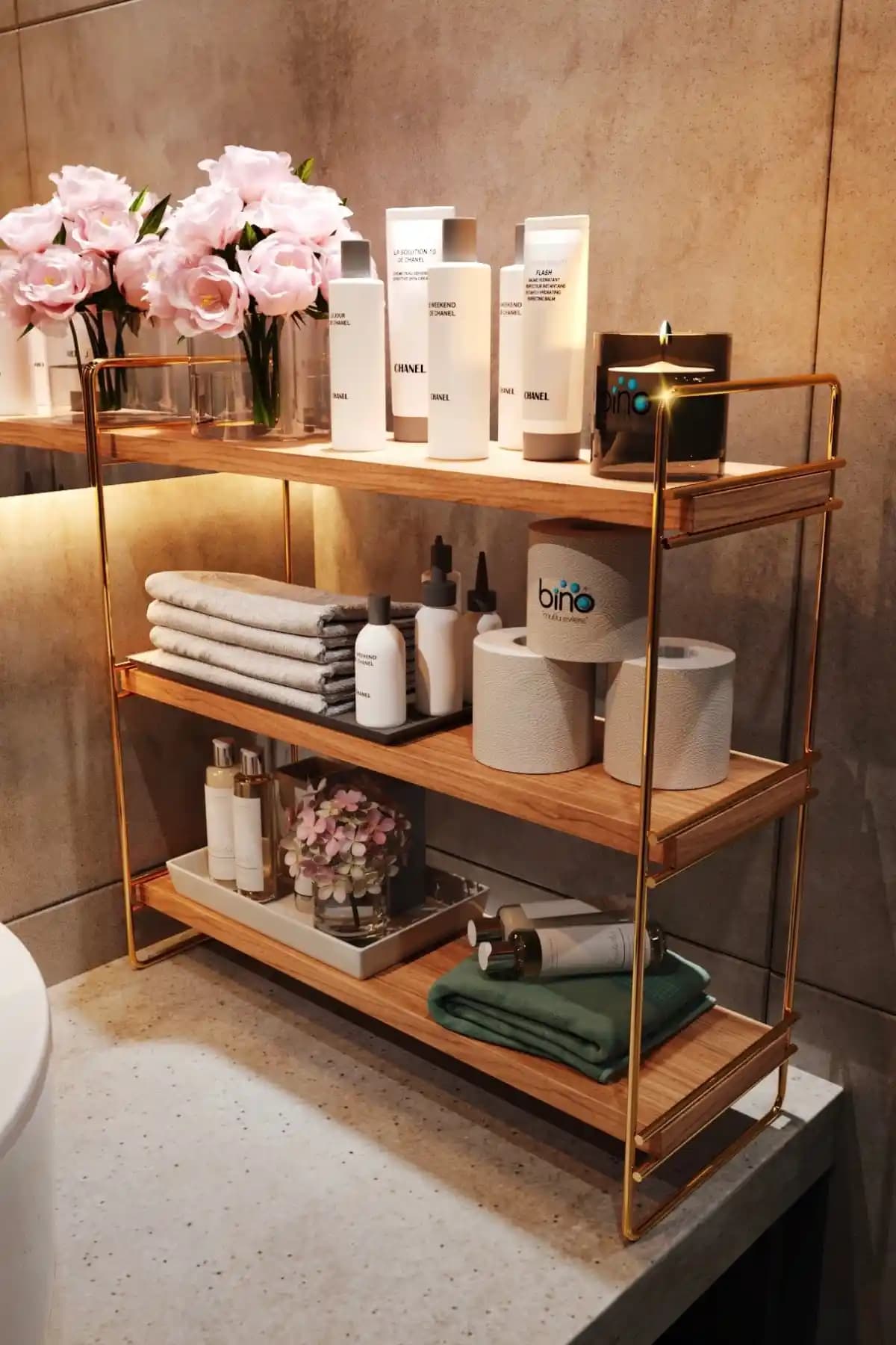 Bino Masa Üstü Düzenleyici Organizer: Modern ve Dayanıklı Ahşap Tasarım