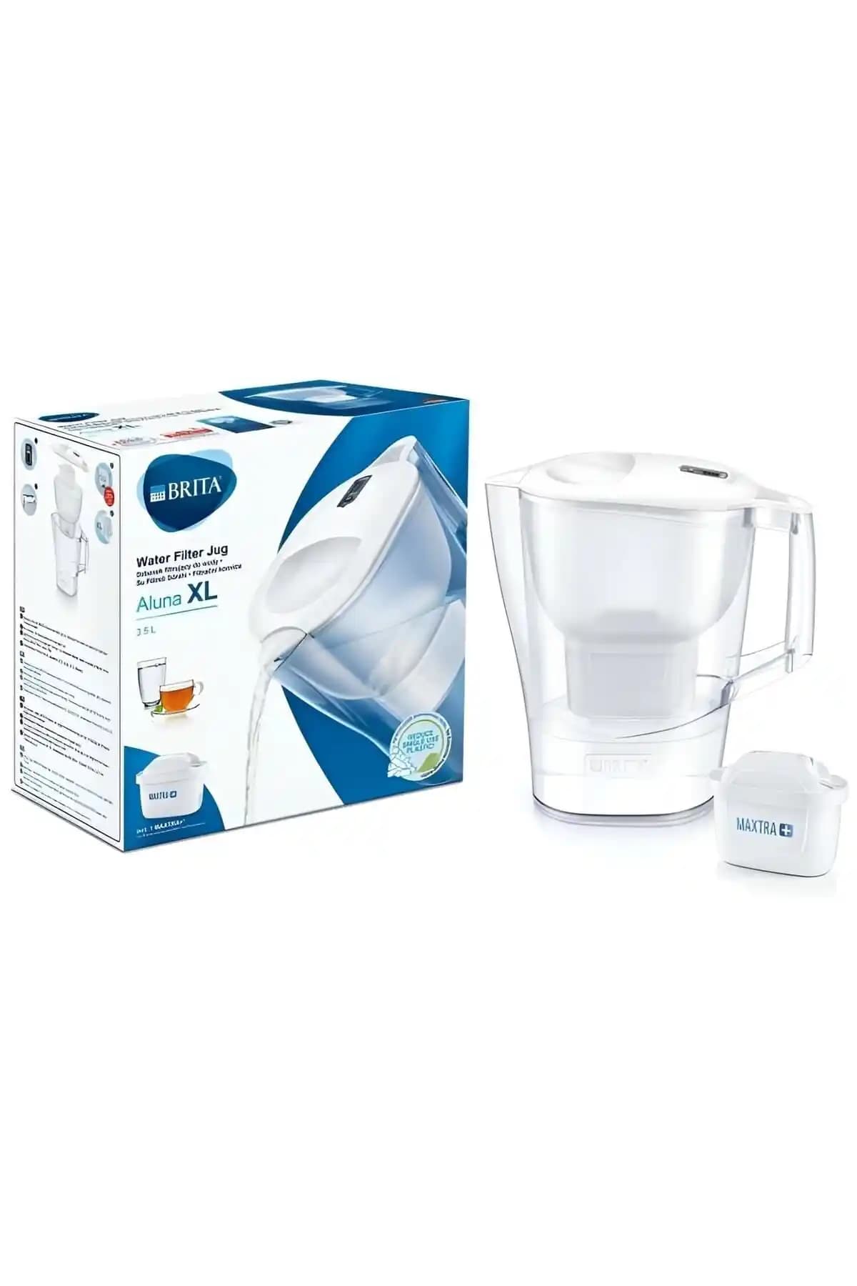 BRITA Aluna XL Su Arıtma Sürahisi: Sağlıklı ve Lezzetli Su İçin Günlük Kullanım Çözümü