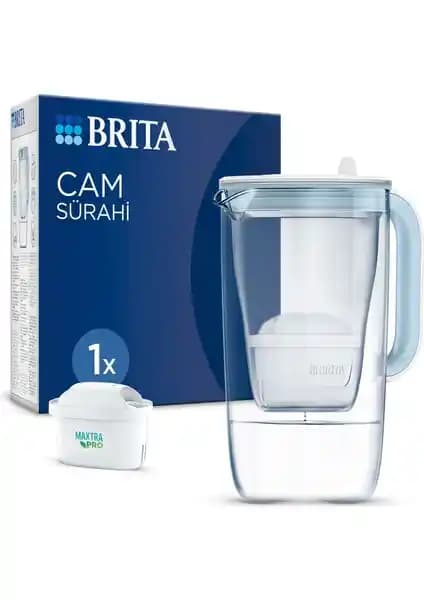 BRITA Filtreli Cam Su Arıtma Sürahisi: Sağlıklı ve Şık İçme Deneyimi İçin Ideal Çözüm
