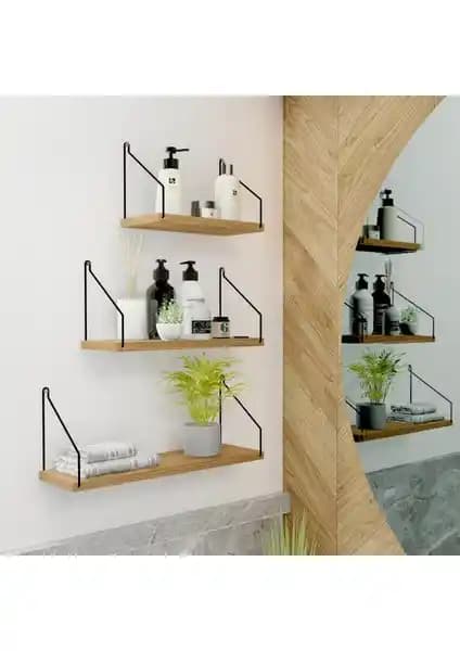 CatchMe Duvar Rafı 3’lü Set Modern ve Şık Tasarımıyla Dekorasyonunuza Uyum Sağlar