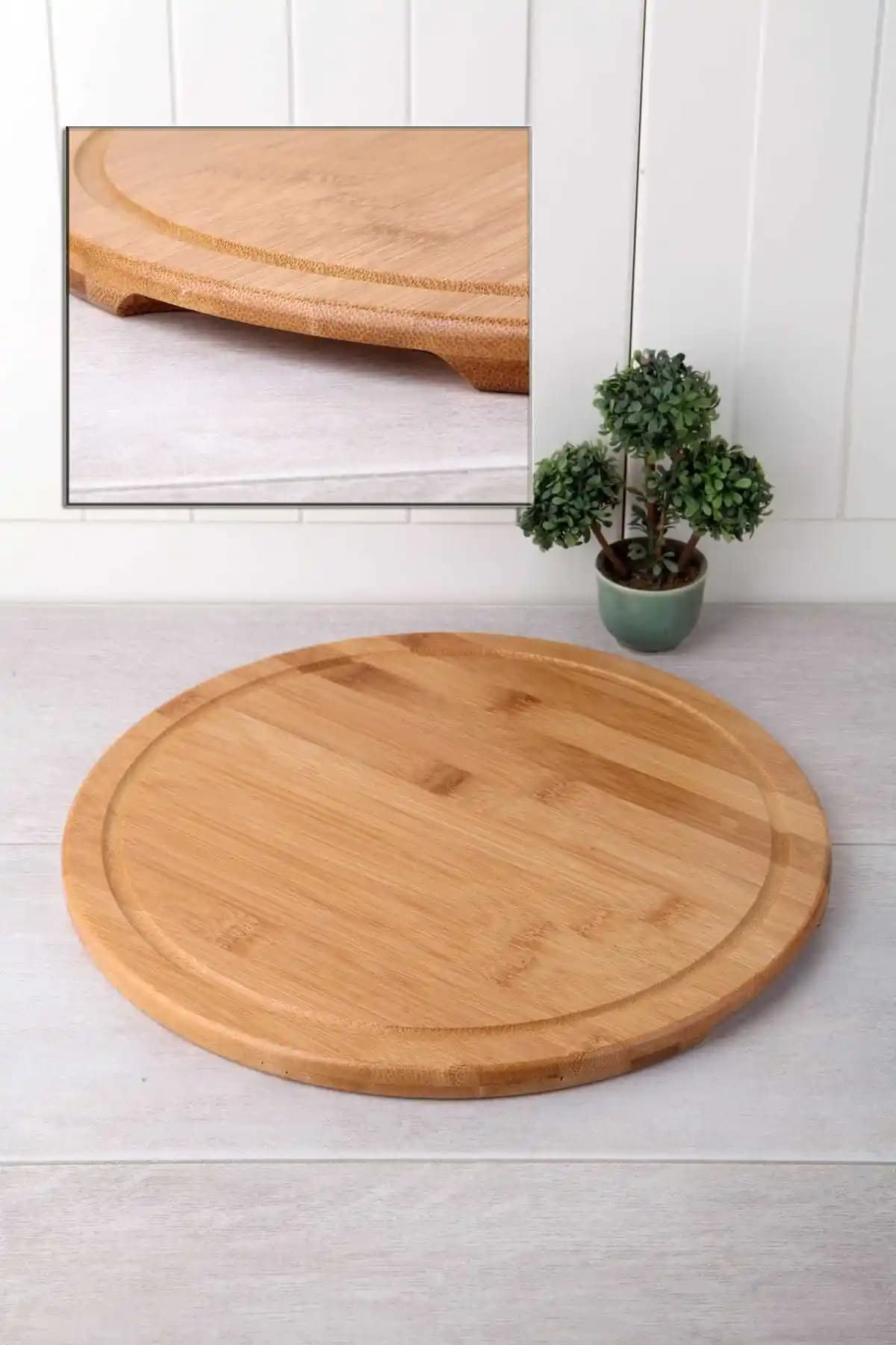 Çavdar Group Bambu Lüx 30 Cm Yuvarlak Pasta ve Pizza Servis Tabağı Tanıtımı ve Özellikleri