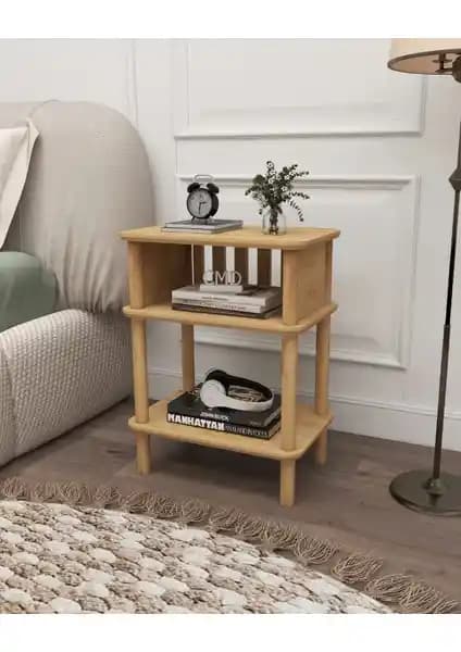 Cmd Wood LİNDE Komodin: Modern Tasarım ve Çok Yönlü Kullanım İmkanıyla Yatak Odalarına Şıklık Katın