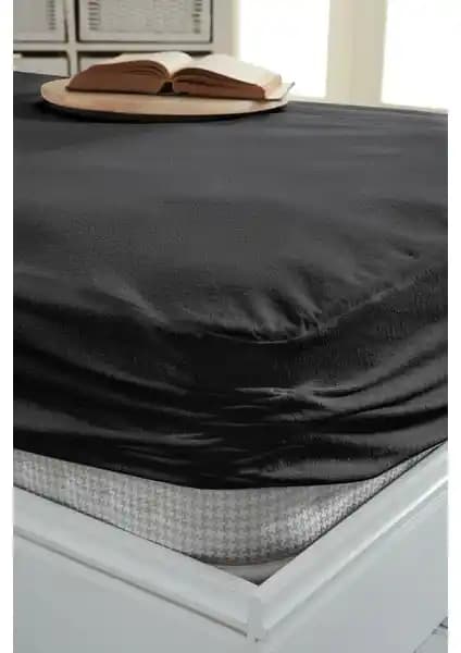 Decovilla Kömür Grisi Micro Fitted Sıvı Geçirmez Yatak Koruma Alezleri