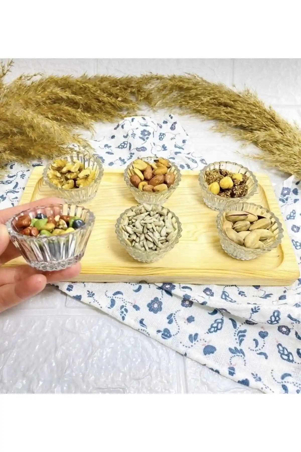 DİBA AVM Mini Cam Reçellik ve Kahve Yanı Kasesi Şık ve Fonksiyonel Tasarım