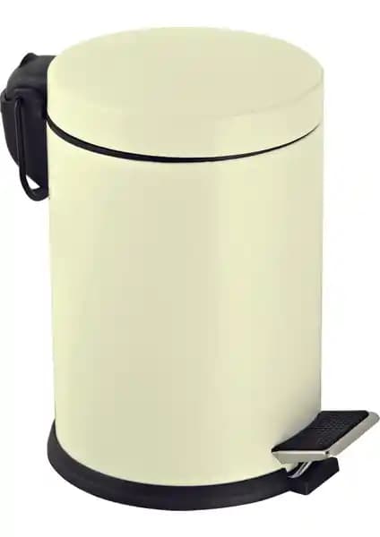 Eforeca Renkli Paslanmaz Pedallı Çöp Kovası 5 Litre Modern ve Pratik Tasarım