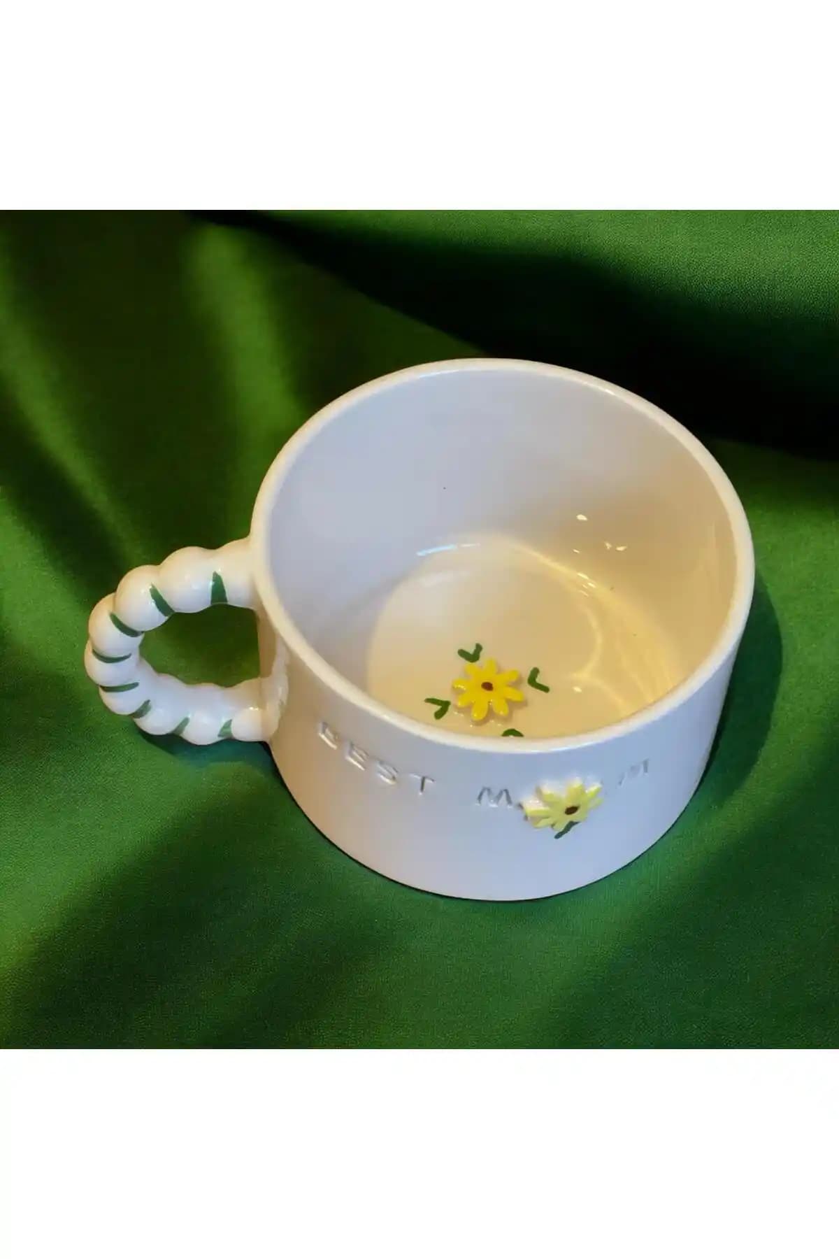 El Yapımı Seramik Kahve ve Çay Kupası Zarif Tasarımıyla Günlük Kullanım ve Hediye Seçenekleri