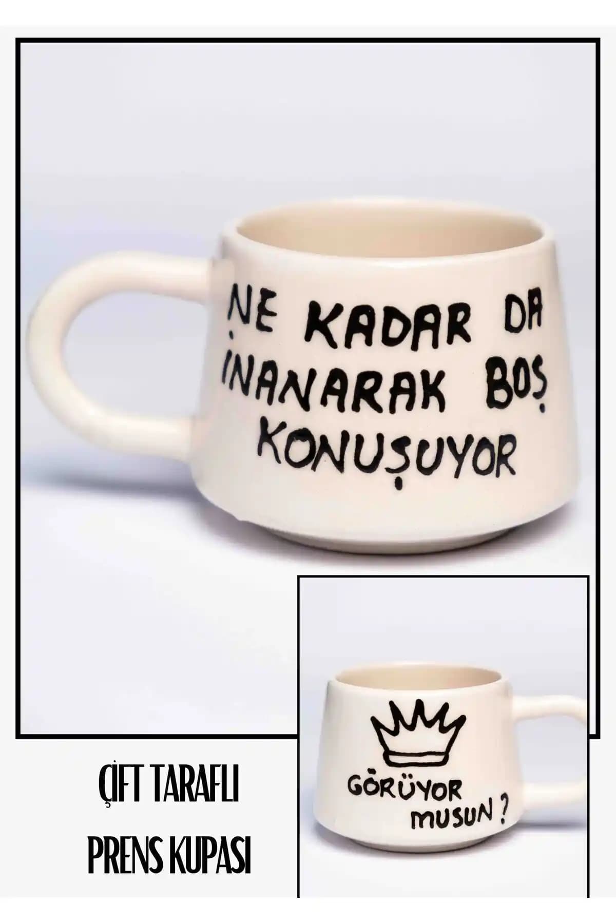 El Yapımı Seramik Prens Kahve Fincanı: Zarif Tasarım ve Dayanıklı İşçilikle Günlük Kullanım