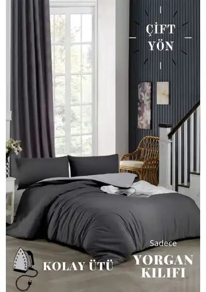 Ely Parker Kolay Ütülenebilir Çift Yönlü Yorgan Kılıfı 160x220 cm modern ve şık tasarım