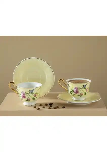 English Home Vanilla Bone China Kahve Fincan Takımı 2'li şık ve dayanıklı tasarım