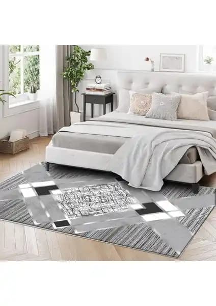 Faiend Dijital Baskı Halısı: Modern ve Dayanıklı Yıkanabilir Kaymaz Tabanlı Dekoratif Halı