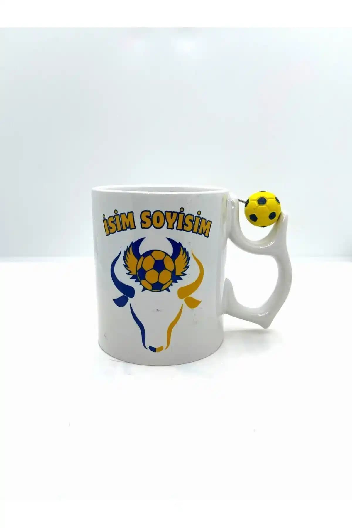 Fenerbahçe Temalı Porselen Kupa Bardak 325 ml Şık ve Dayanıklı Tasarım