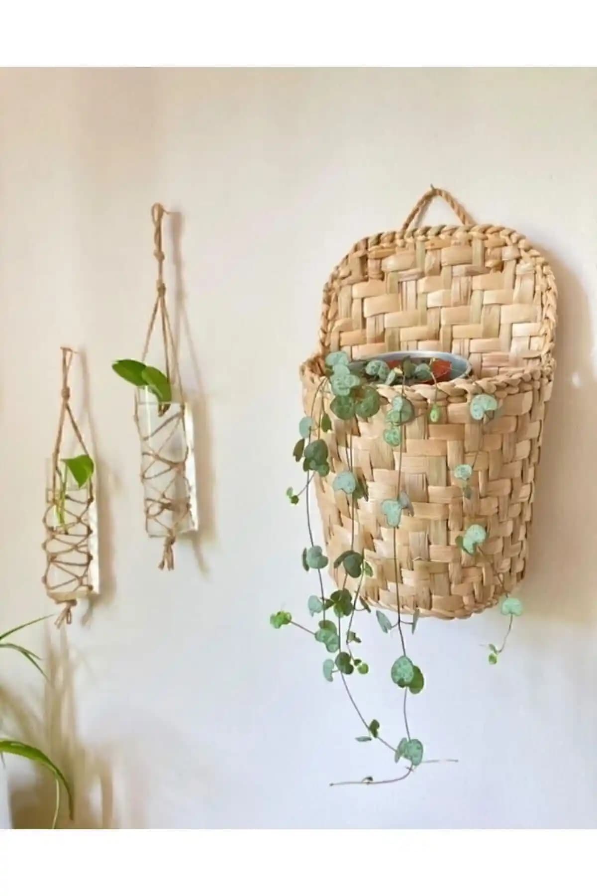 Genel Markalar Ahşap Hasır Sepet Modeli: Şık ve Dayanıklı Dekoratif Aksesuarlar