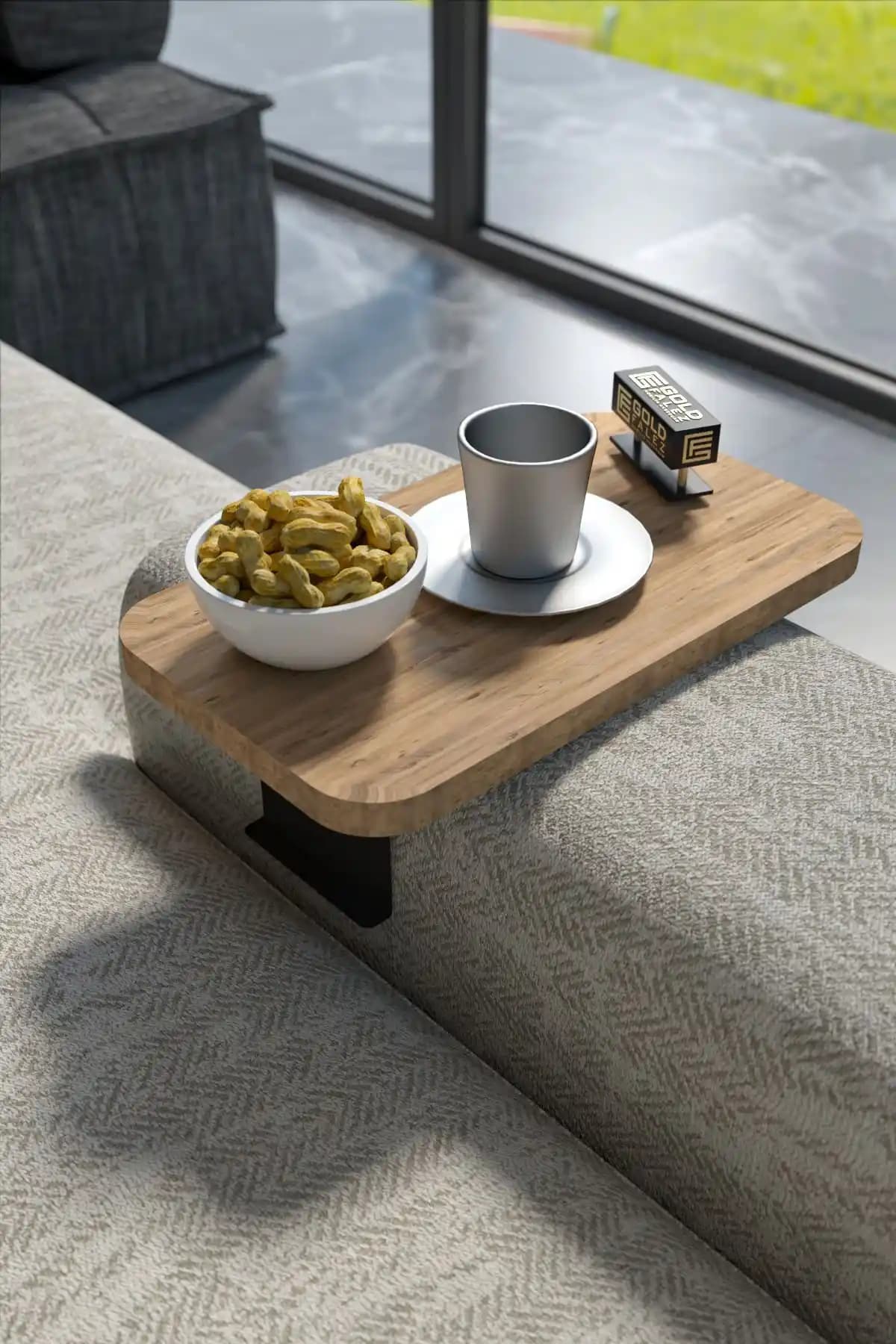 GOLDFALEZ Yan Sehpa Modern Tasarım ve Ayarlanabilir Özellikleriyle Şıklık Sunar