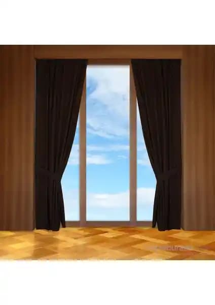 Gravel Tek Parça Fon Perde: Modern ve Şık Tasarımıyla Geniş Camlar İçin Uygun