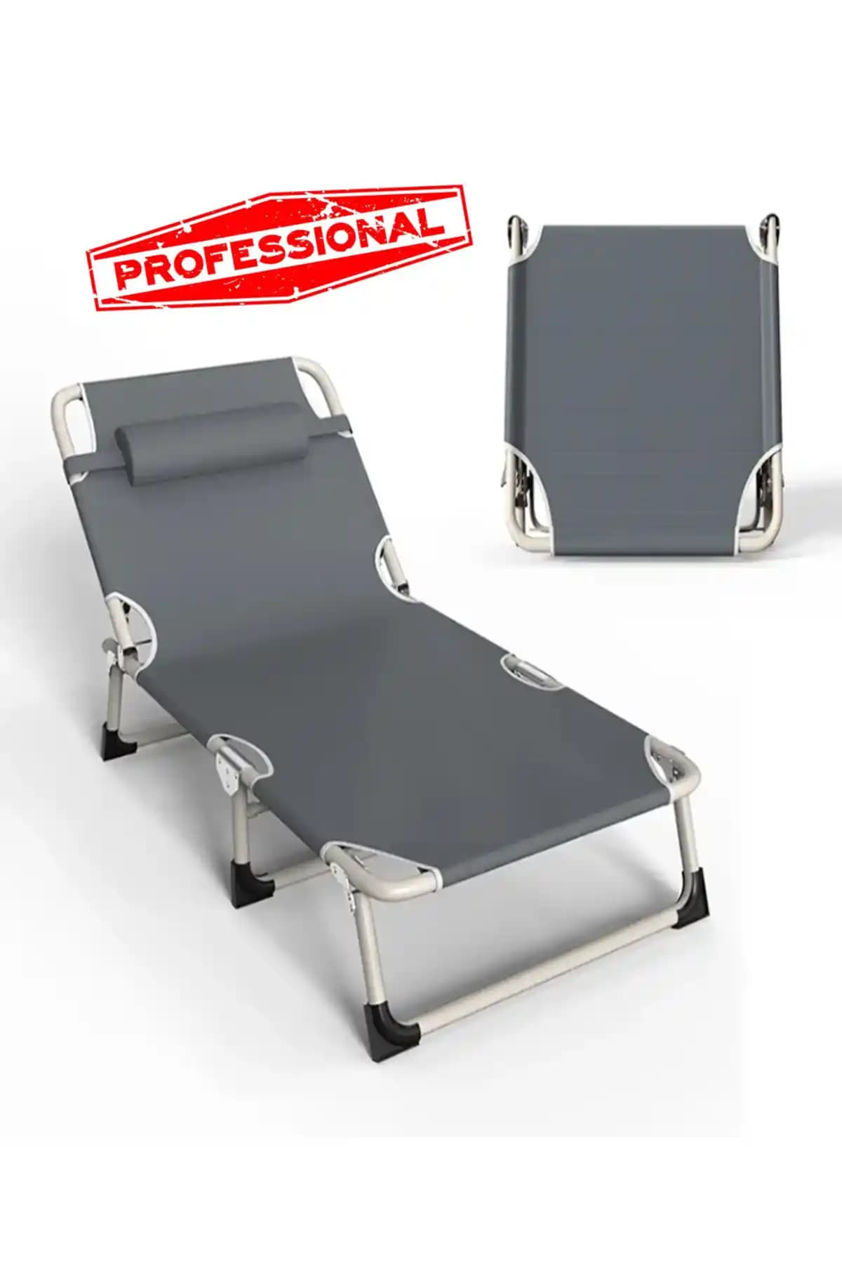 Havana Gri Renk Şezlong: Modern Tasarım ve Dayanıklılık Özellikleriyle Açık Alanlar İçin Ideal