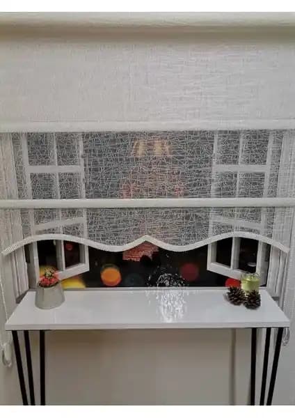 İREMKARAHOME Çift Mekanizmalı Tül ve Stor Perde Model 7 Modern ve Fonksiyonel Tasarım