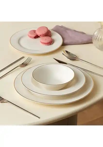 Karaca Elegance Bone Rebeca 24 Parça 6 Kişilik Porselen Yemek Takımı Gold Özellikleri ve Değerlendirmeleri