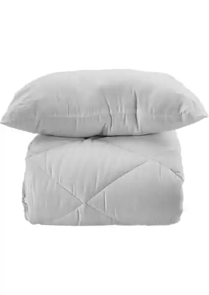 Karaca Home Micro Tek Kişilik Yorgan ve Yastık Seti Modern Tasarım ve Konfor Sunar