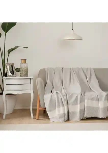 Karaca Home Wilma Gri Koltuk Örtüsü: Şık ve Dayanıklı Modern Dekorasyon Çözümü