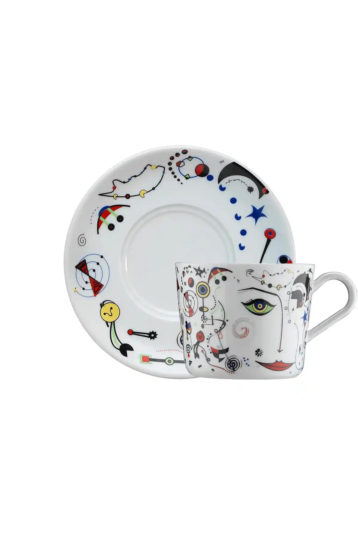 Kütahya Porselen Itır Çay Takımı 2 Parça Tek Kişilik Estetik ve Kullanışlı Tasarım