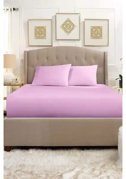 Lady Moda %100 Pamuklu Penye Çift Kişilik Lastikli Çarşaf Yatak Konforunu Artırır