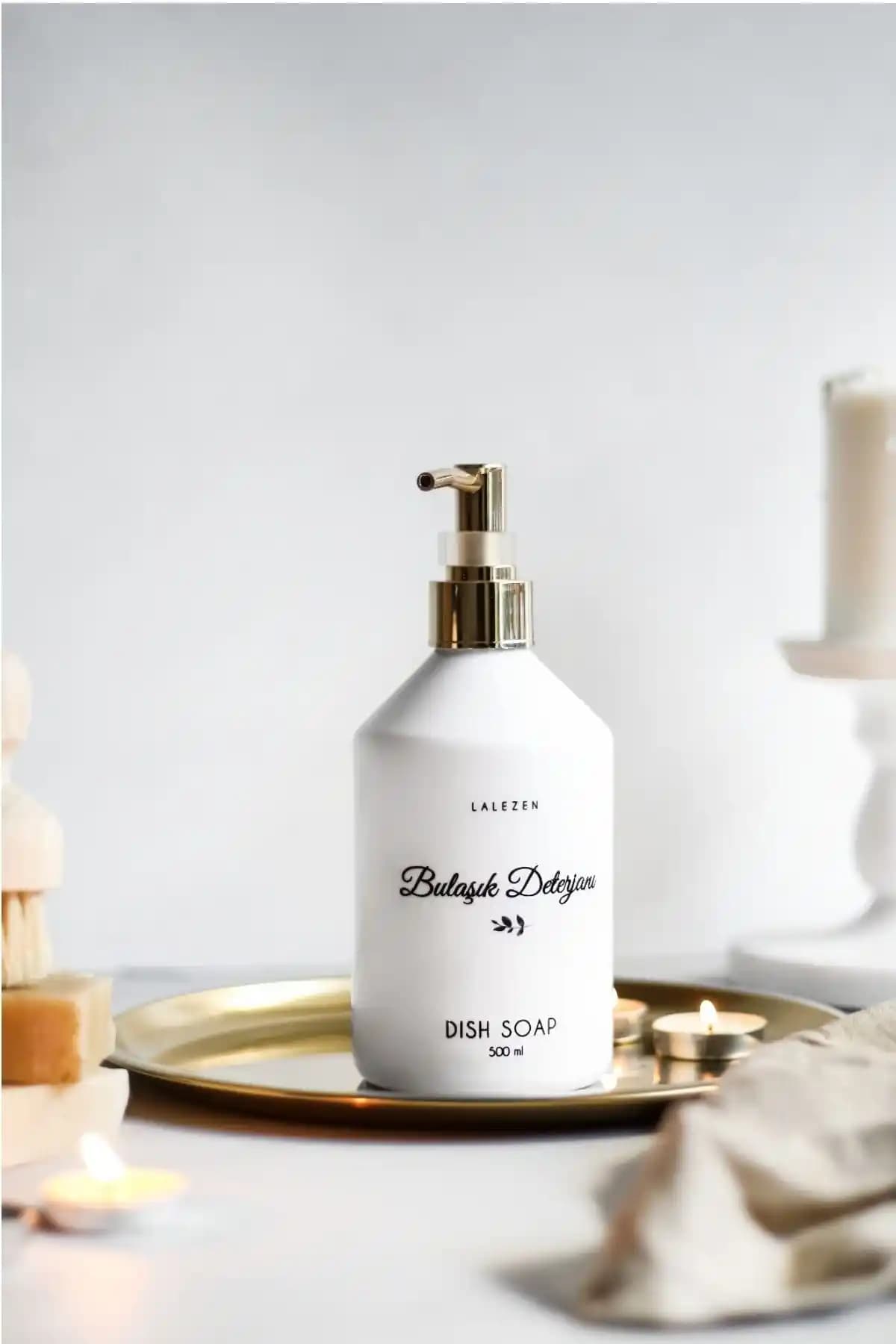 LALEZEN Gold Kapaklı Bulaşık Deterjanı: Estetik ve İşlevsel Temizlik Çözümü