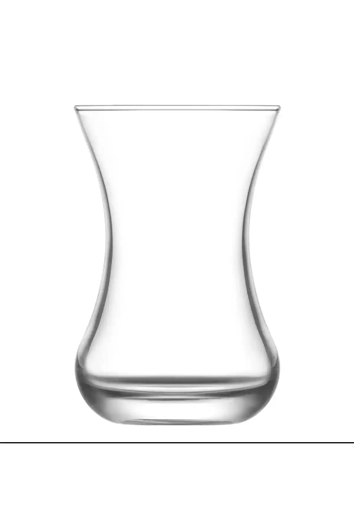 LAV Demet Cam Çay Bardağı Seti 6 Kişilik Zarif ve Kullanışlı Tasarım