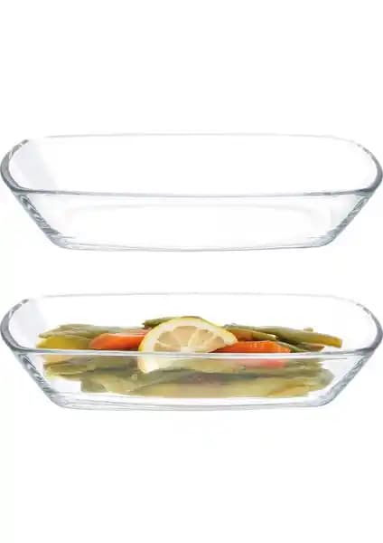 Madame Coco Bellanita 4'lü Cam Servis Tabağı Seti Şık ve Dayanıklı Tasarım