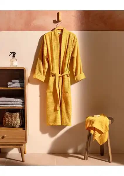 Madame Coco Carla Kimono Unisex Bornoz Seti: Yüksek Emicilik ve Şık Tasarım Özellikleri