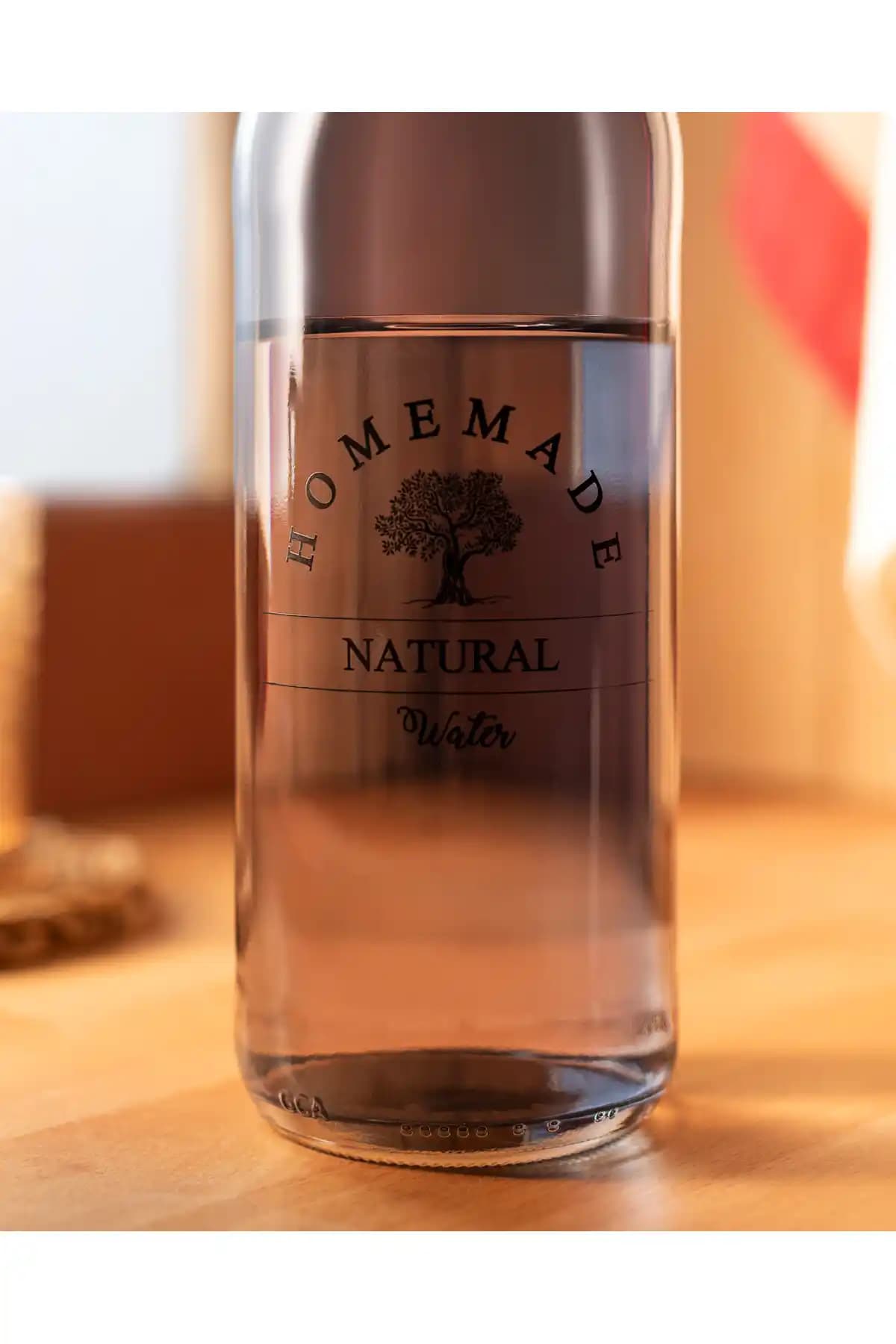 Madame Coco Conesa Su Şişesi 750ml şık ve dayanıklı cam içecek şişesi