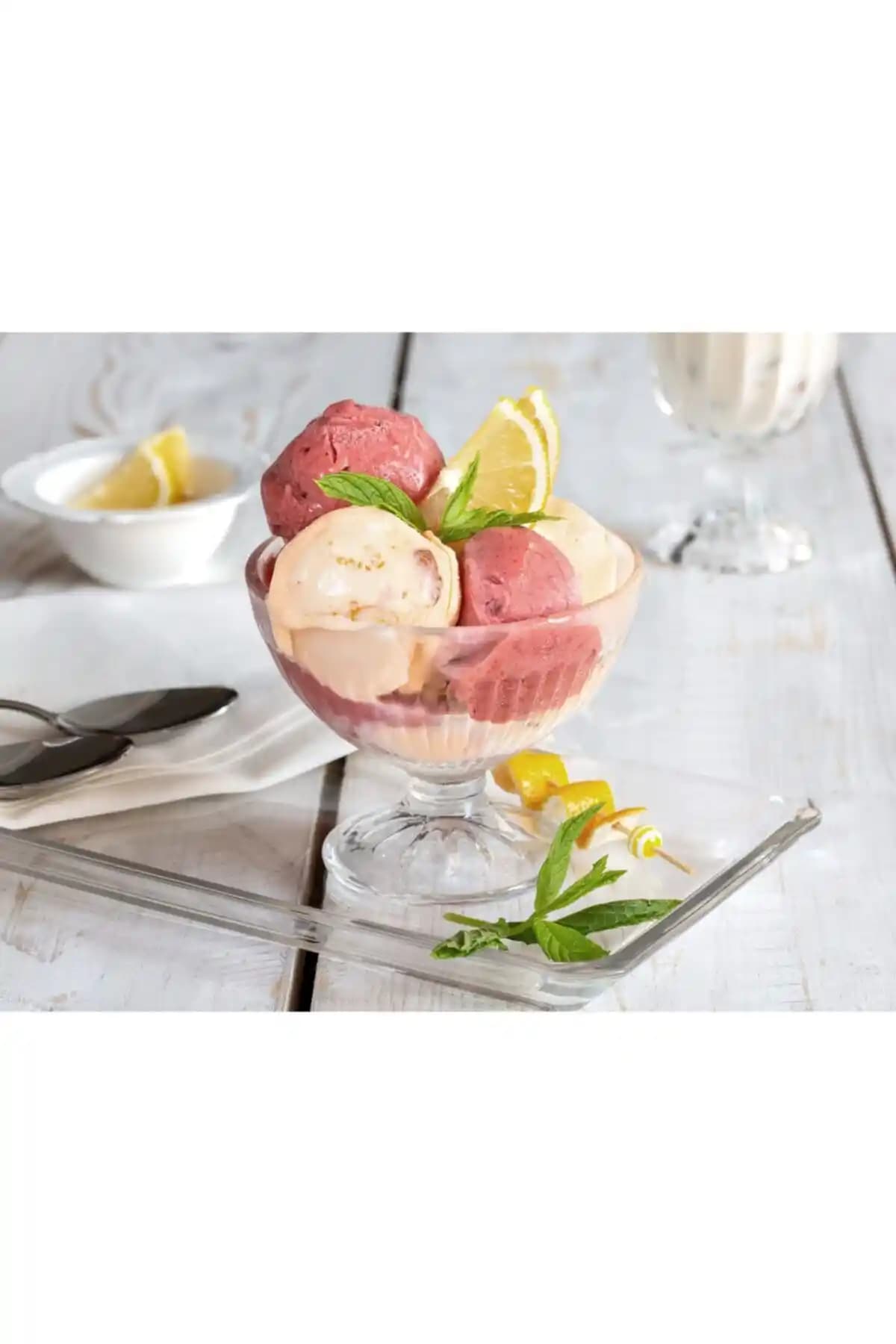 Madame Coco Orville 2-li Dondurma Kasesi: Şık ve Çok Yönlü Cam Servis Aracı